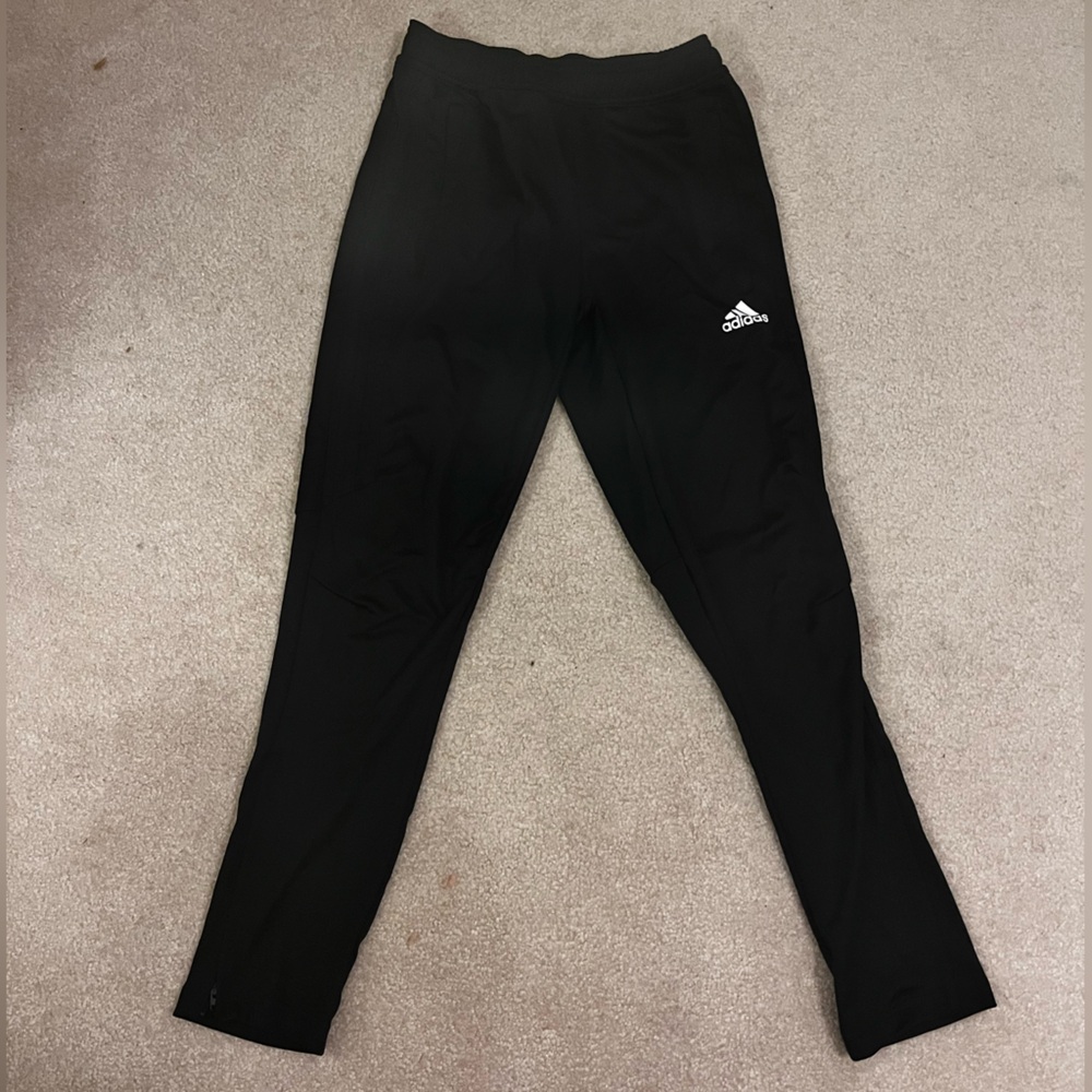 Girls Adidas Black Dry-Fit Pants